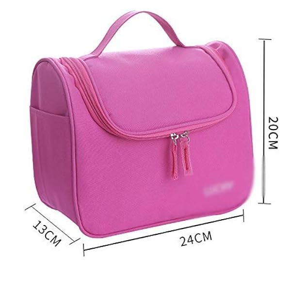 TFIIEXFL Borsa da Toilette Kit da Viaggio Portatile Organizzatore/Pacchetto di stoccaggio Domestico/Deposito Bagno con Appendiabiti for Affari, Vacanze, Famiglia (Color : 3-Pack)